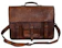 Komal's Passion Leather Leather Briefcase Laptop Messenger Bag 1