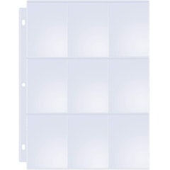 9-Pocket Sleeves for 3 Ring Binder