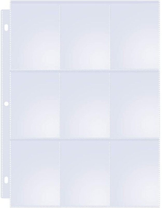 9-Pocket Sleeves for 3 Ring Binder 1