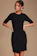Lulus Westwood Black Half Sleeve Sheath Dress 1