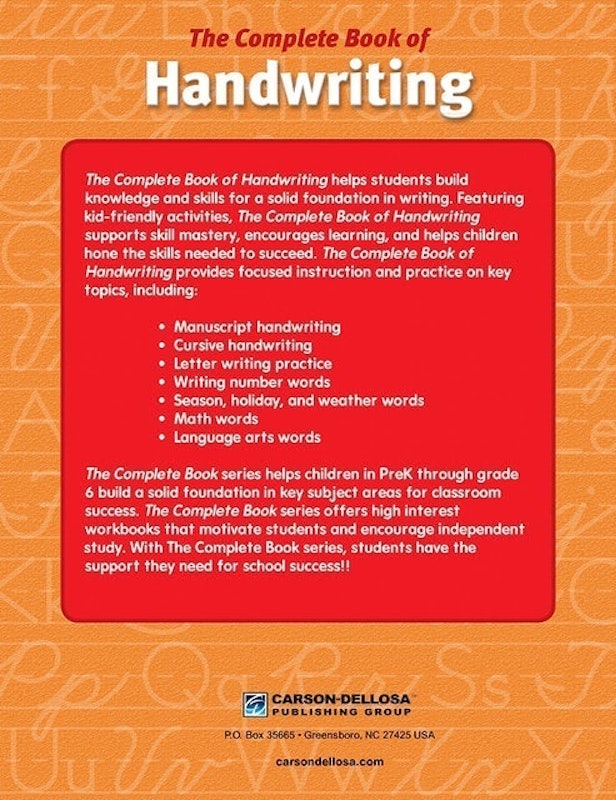 Complete Book of Handwriting for Beginners 2