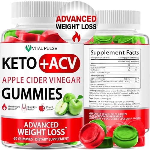Keto + ACV Apple Cider Vinegar Gummies 1