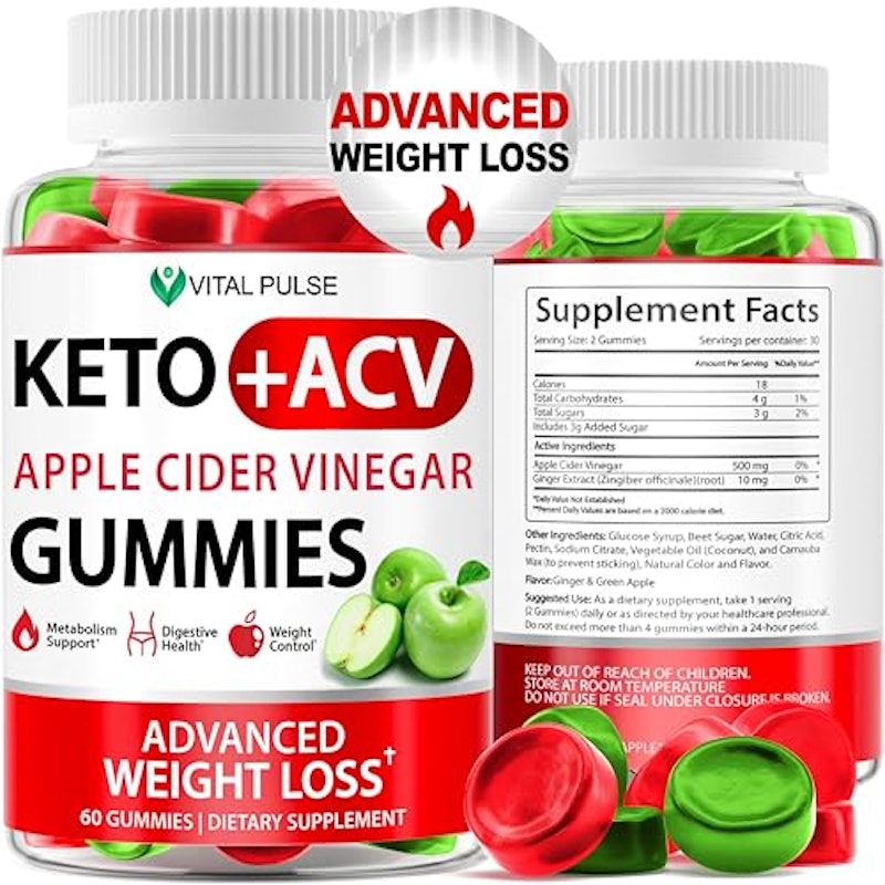 Keto + ACV Apple Cider Vinegar Gummies 1