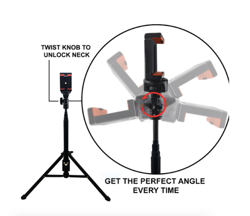 All-in-1 Portable Extendable Selfie Stick 3