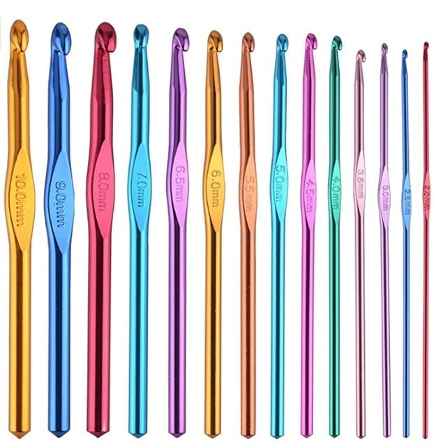 Multicolor Aluminum Crochet Hooks 1