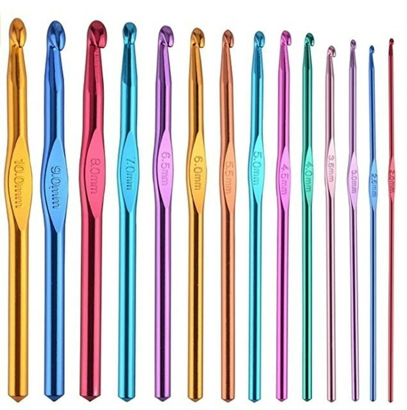 Multicolor Aluminum Crochet Hooks 1