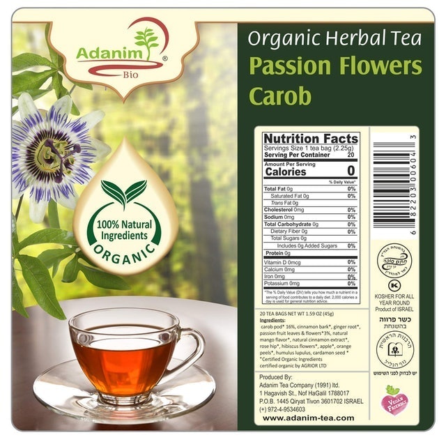 Stress Release Passion Flowers - Carob  2