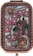 Ivenf Rose Golden Castle & Flower Square Vintage Compact Purse Mirror 1