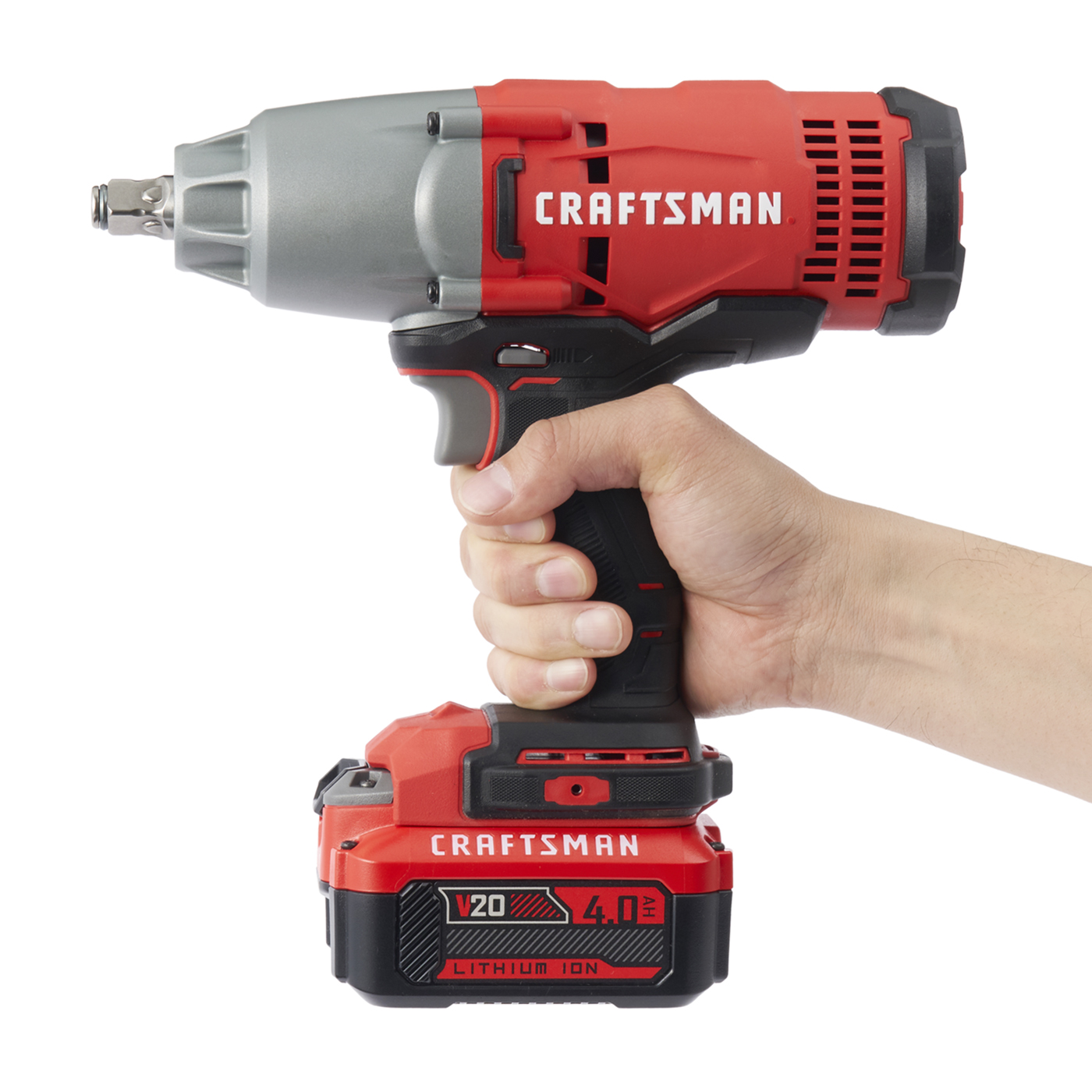 V20 Cordless 1/2-in Impact Wrench Kit (1 Battery) 4