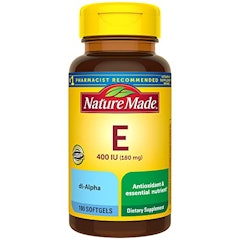 Vitamin E 400 IU (180 mg) dl-Alpha Softgels