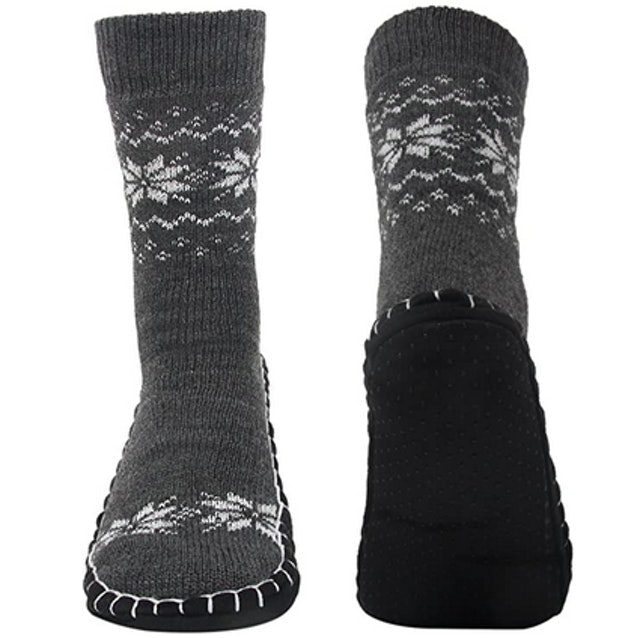 Men’s Winter Knitted Slipper Socks   1