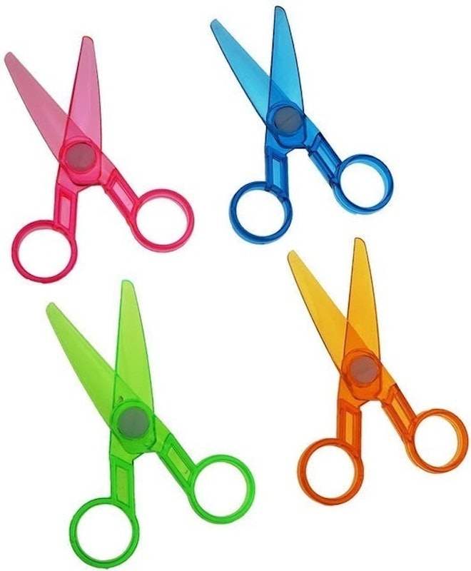 Plastic Preschool Training Scissors 1