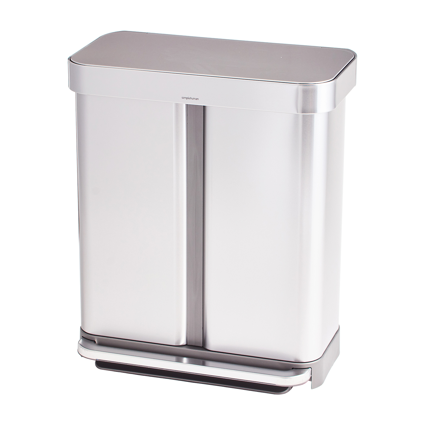 Dual Compartment Rectangular Step Can 1