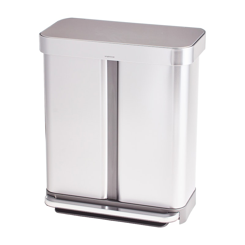 Dual Compartment Rectangular Step Can 1