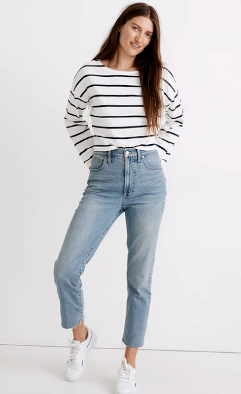 BDG High-Waisted Distressed Mom Jean 1