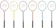 BSN Sports Badminton Racquet (Prism Pack) 1