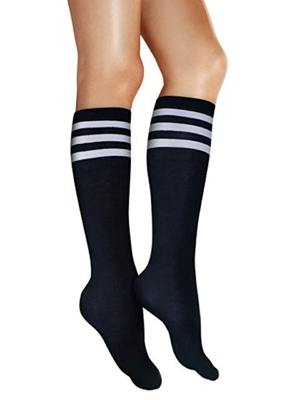 KONY Women’s Cotton Knee High Socks (3 Pack) 1
