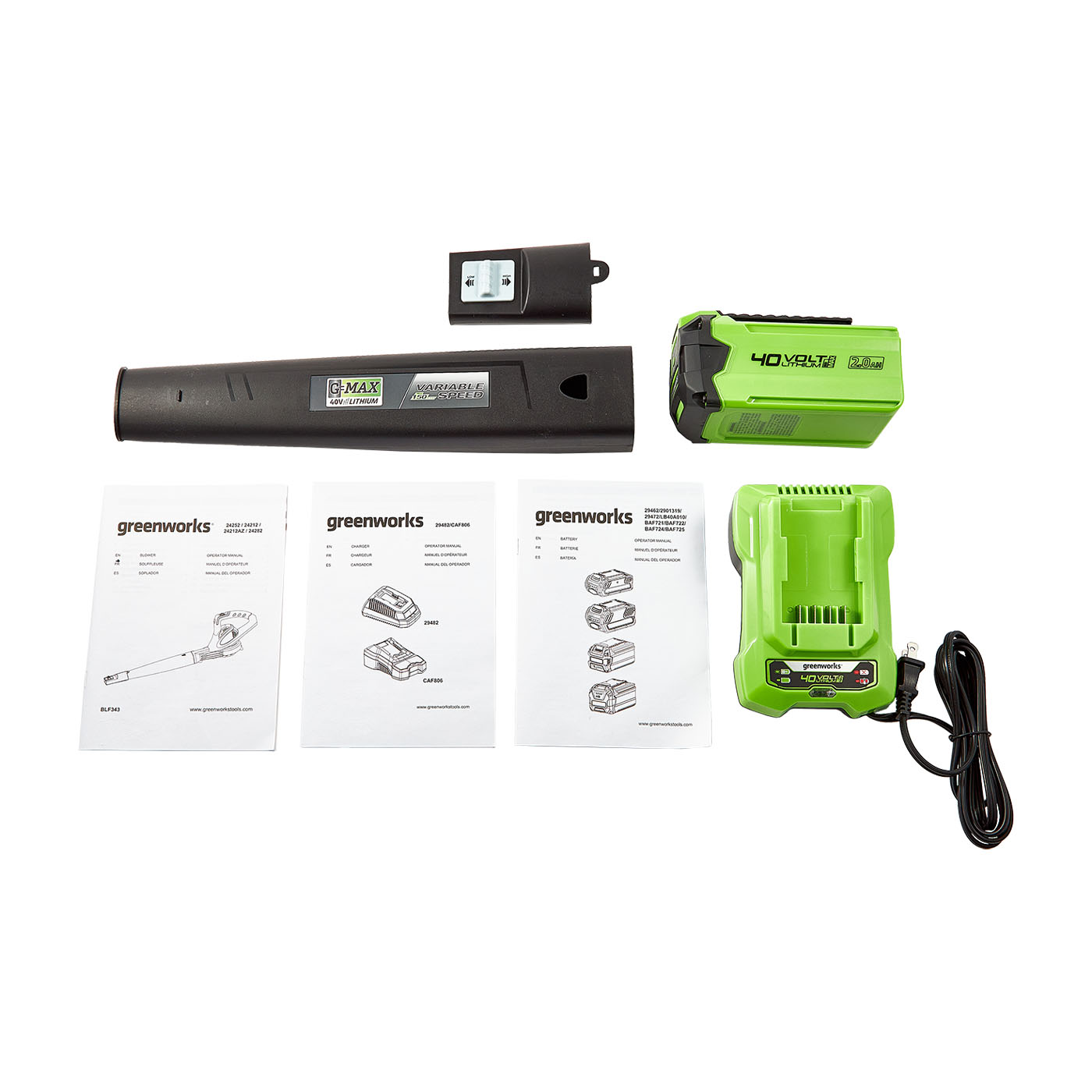 40V 135 CFM Cordless Battery Leaf Blower 4