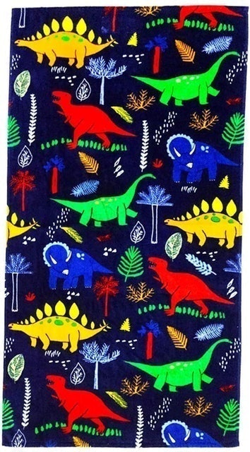 Terry Velour Beach Towel for Kids 1