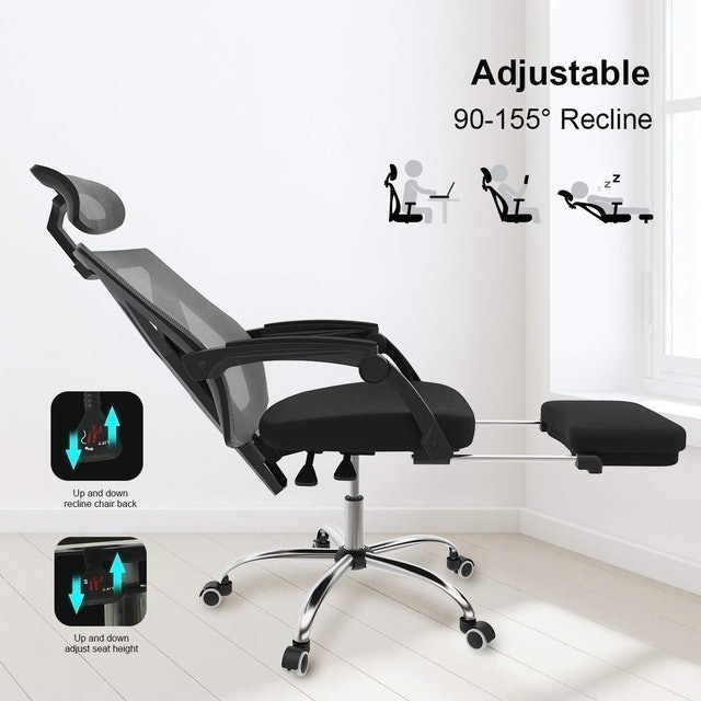 10 Best Office Chairs for Back Pain in 2022 (Homall, Gaiam, and More) 3