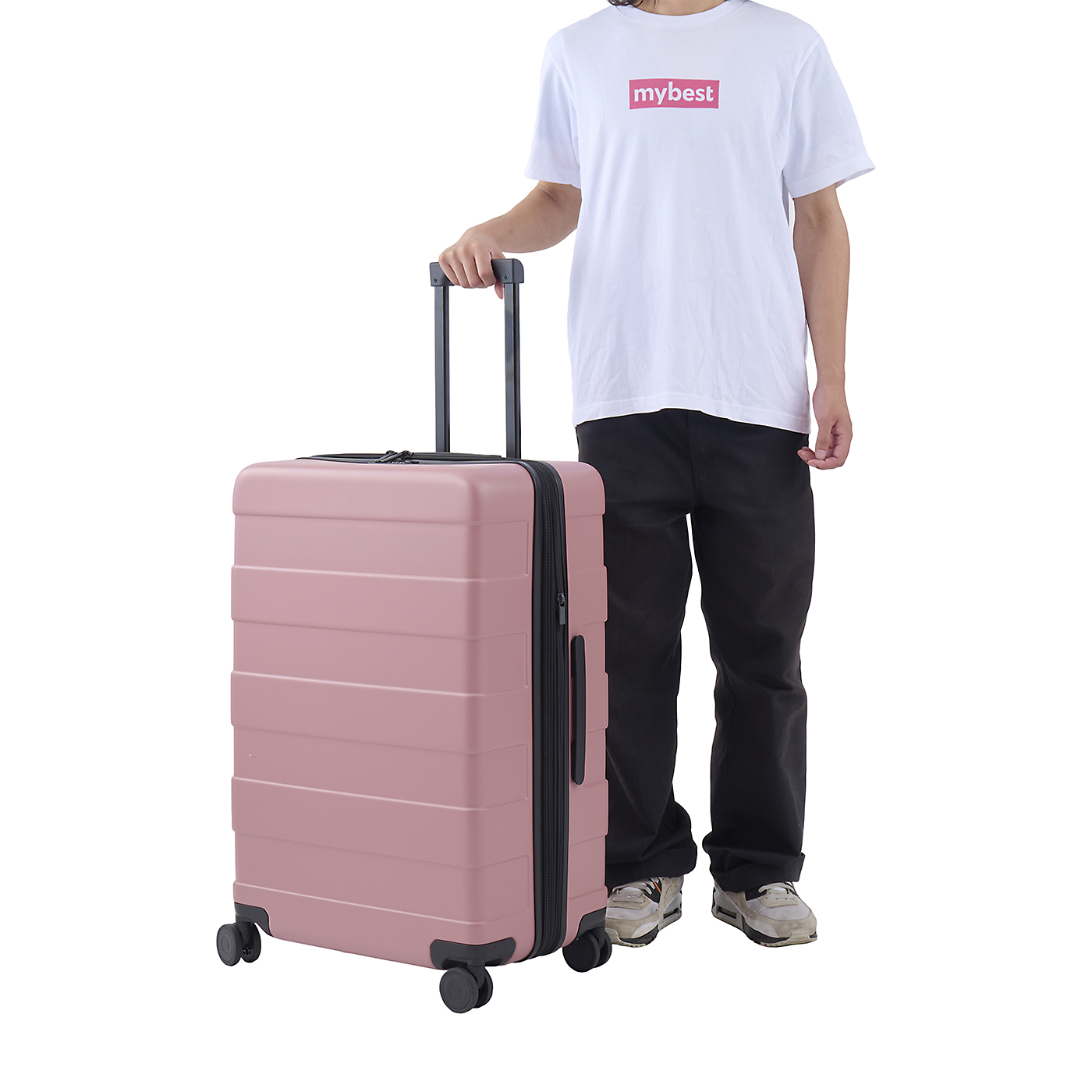 Hardside Large Checked Spinner Suitcase 8