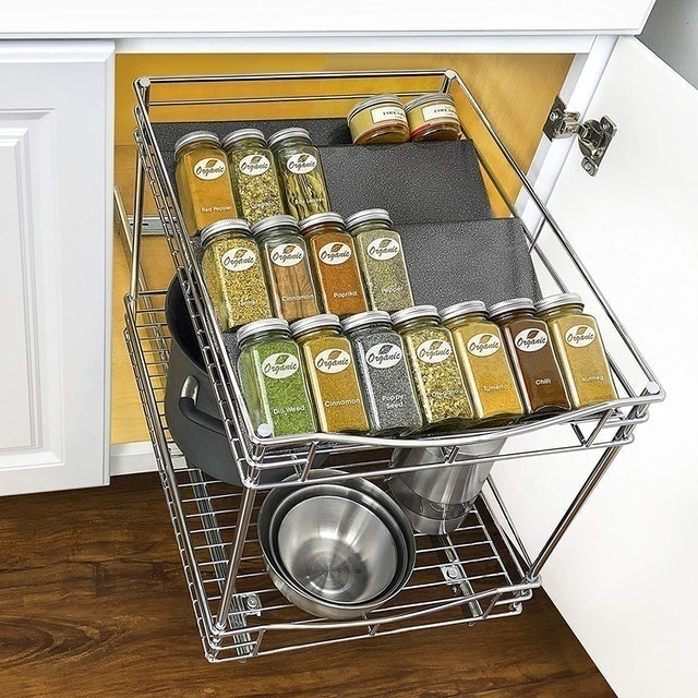 Expandable Plastic Spice Rack 3