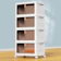 YFXCVSL 4 Tier Plastic Storage Bins with Lid 23QT 1