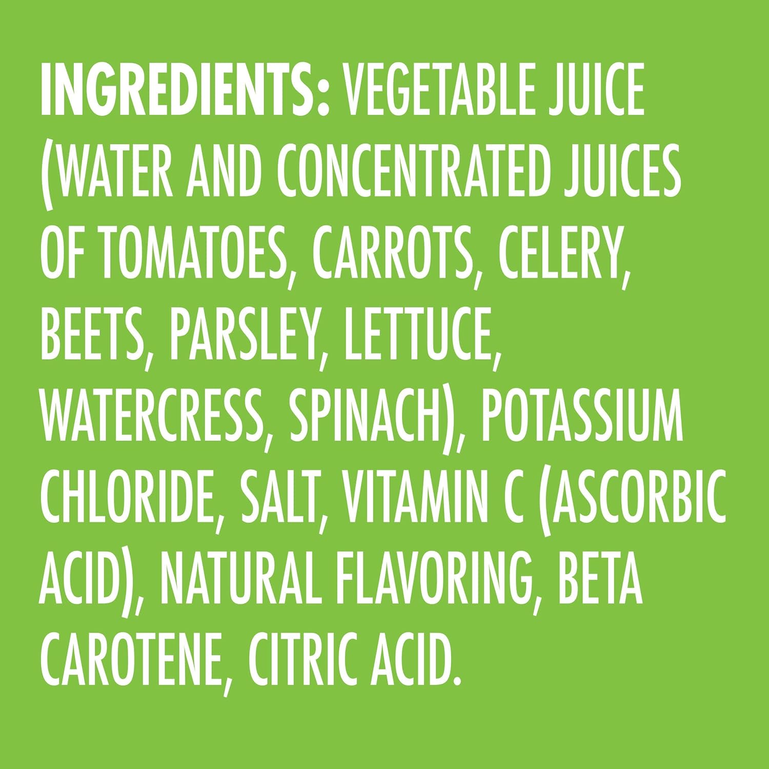 Low Sodium 100% Vegetable Juice 3