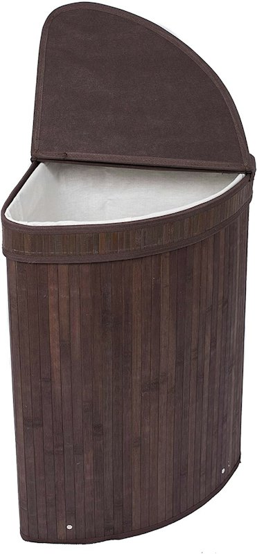 Corner Laundry Hamper With Lid 1