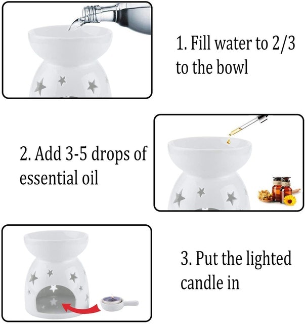Ceramic and Wood Aroma Diffuser 3