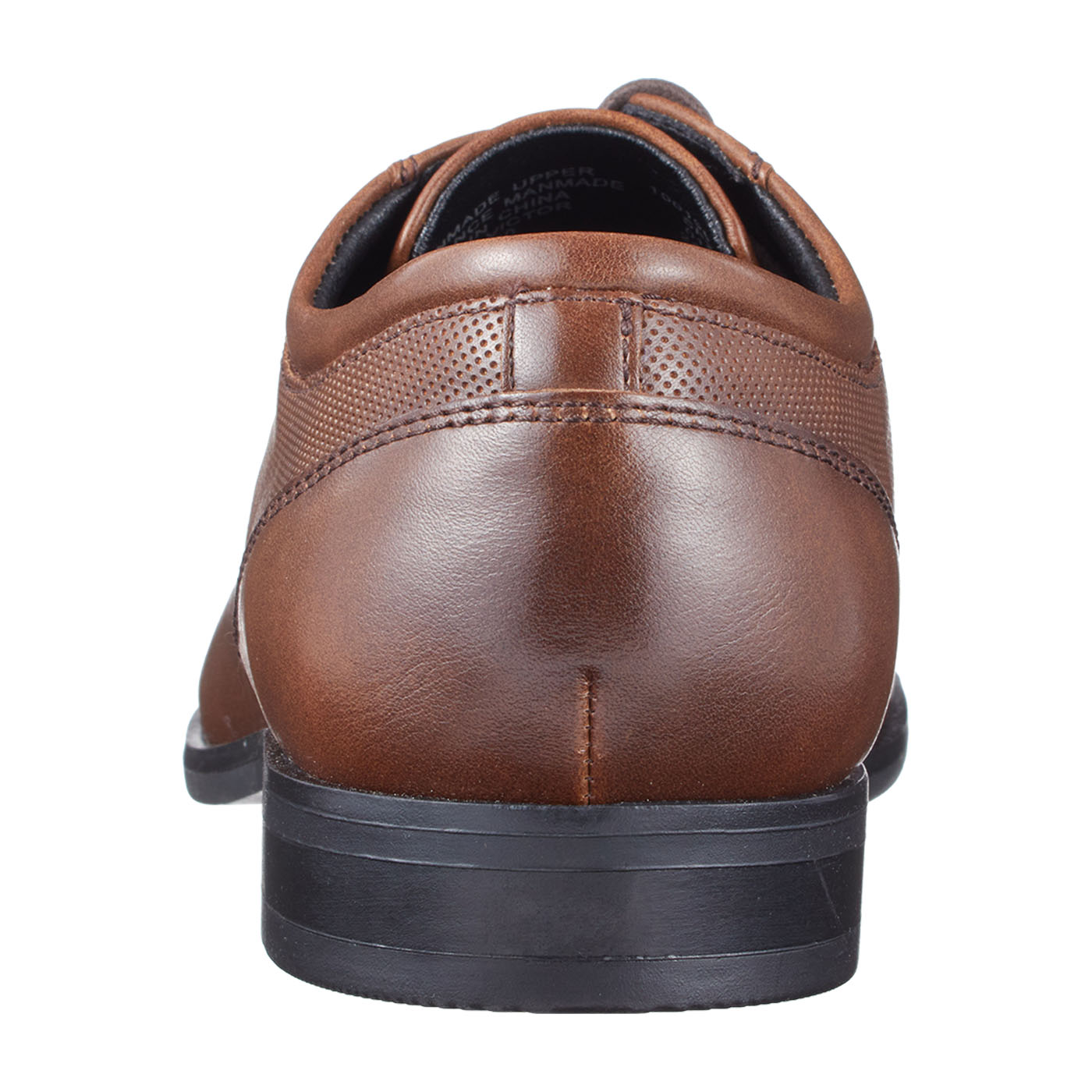 Faux-Leather Lace-Up Cap-Toe Dress Shoes 4