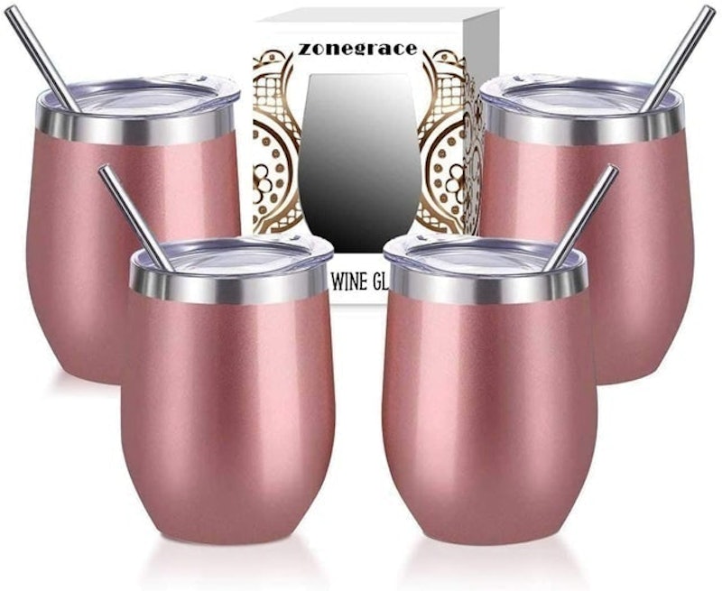 Stainless Steel Stemless Wine Glass 1