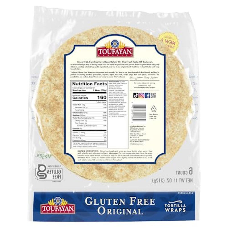 Original Gluten-Free Tortilla Wraps 2