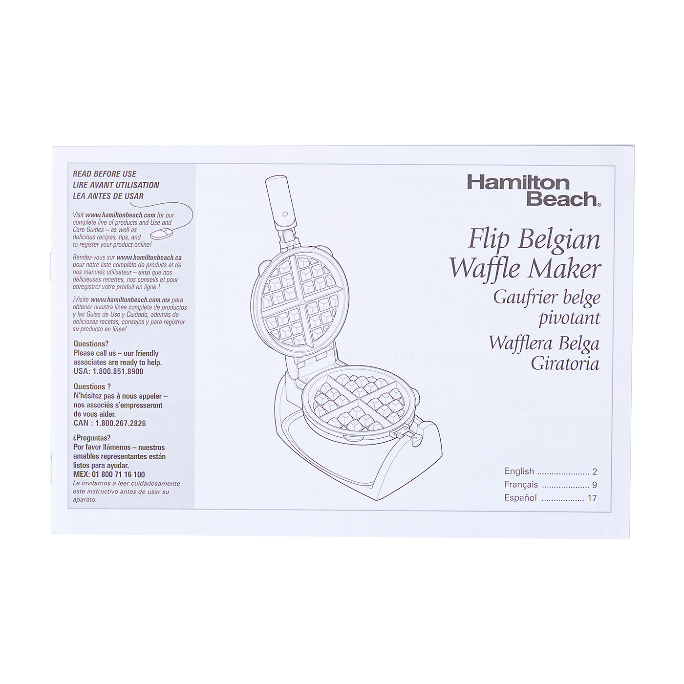 Belgian Waffle Maker 4