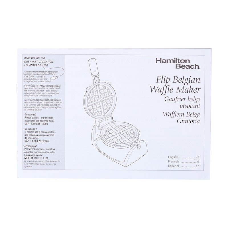 Belgian Waffle Maker 4