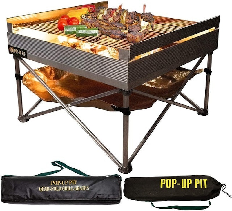 Portable Outdoor Fire Pit and BBQ Grill 1