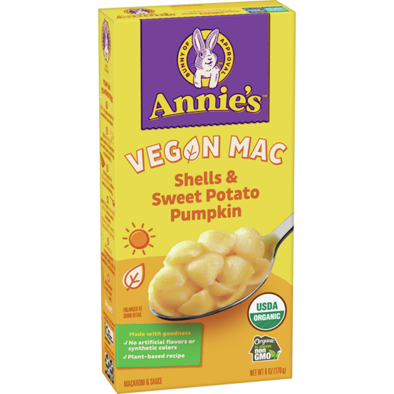 Organic Vegan Mac Shells & Sweet Potato Pumpkin 1