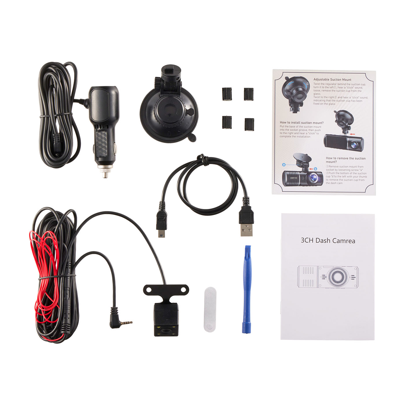 3 Channel Dash Cam 22