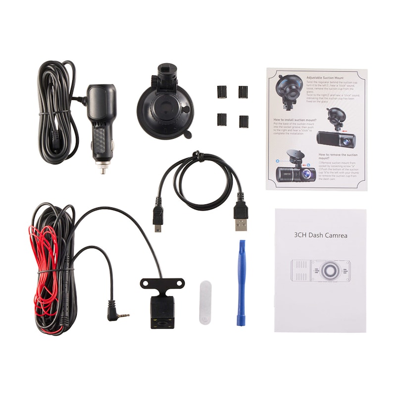 3 Channel Dash Cam 22