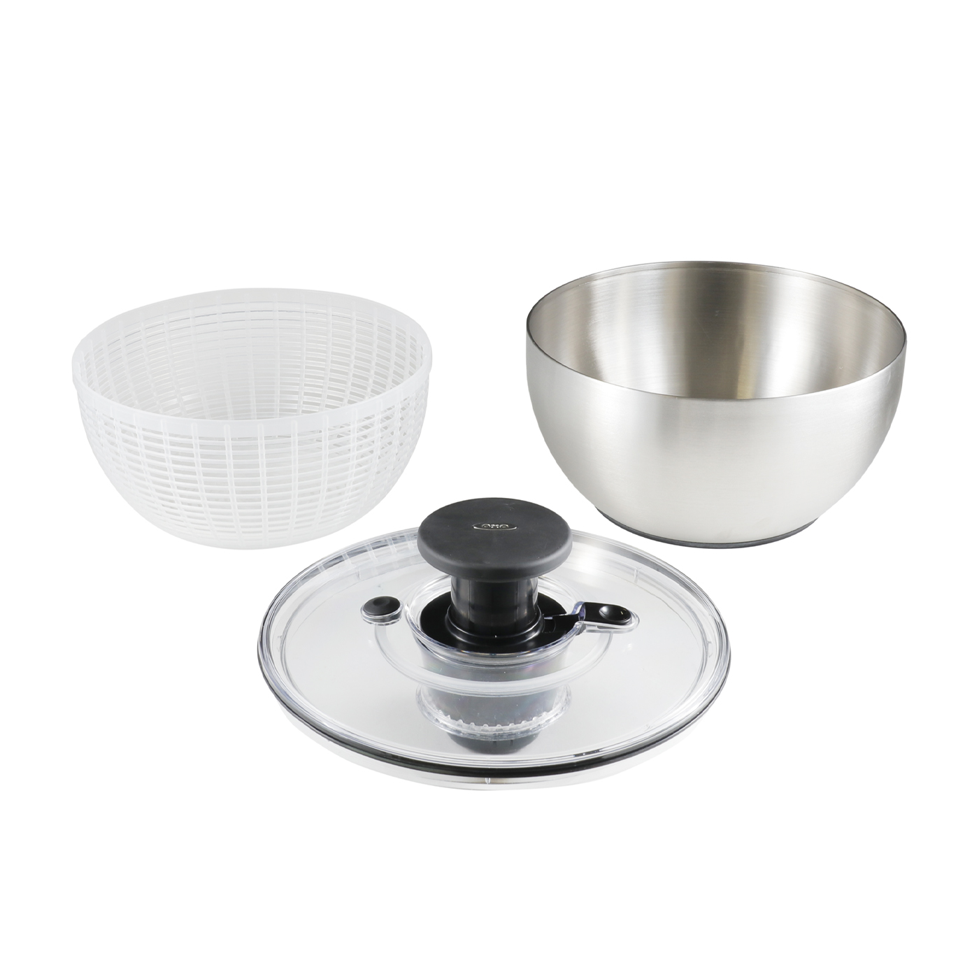 Steel Salad Spinner 2