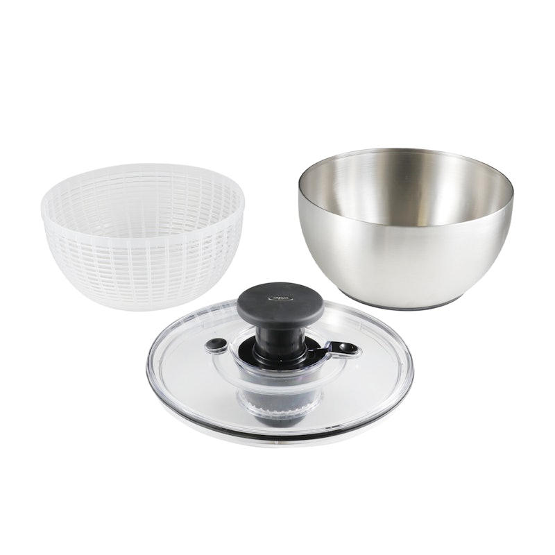 Steel Salad Spinner 2
