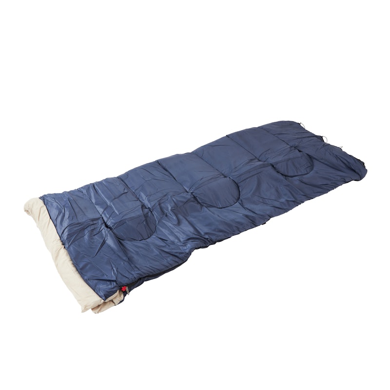 Ozark Trail 50-Degree Warm Weather Rectangular Sleeping Bag, Red, 33x75