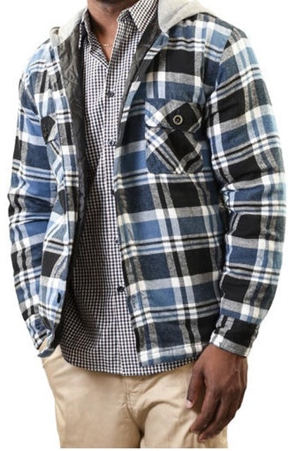 Hooded Flannel Jacket 1