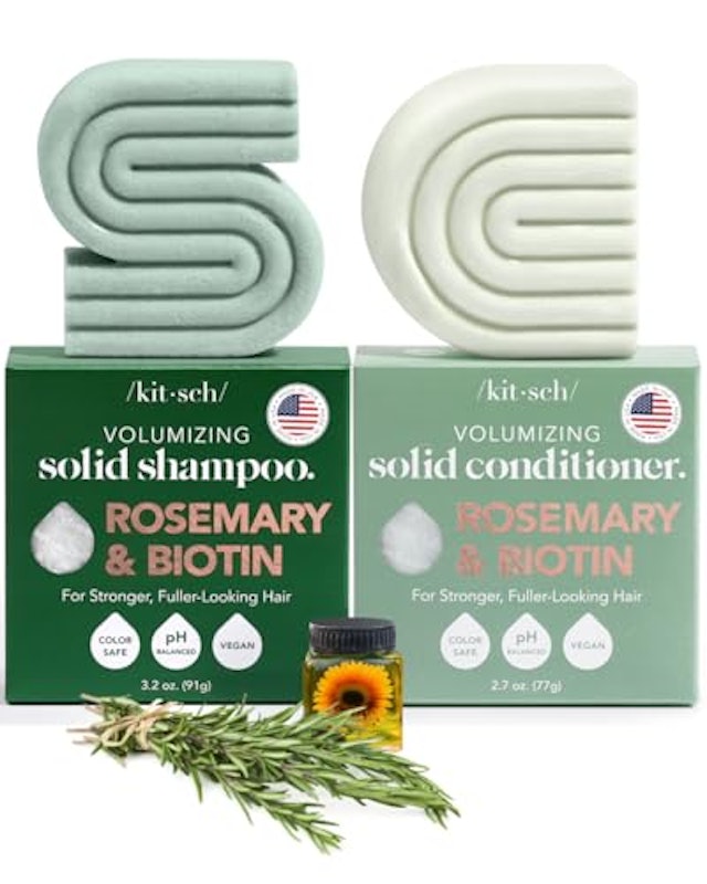 Rosemary & Biotin Shampoo and Conditioner Bar Set 1