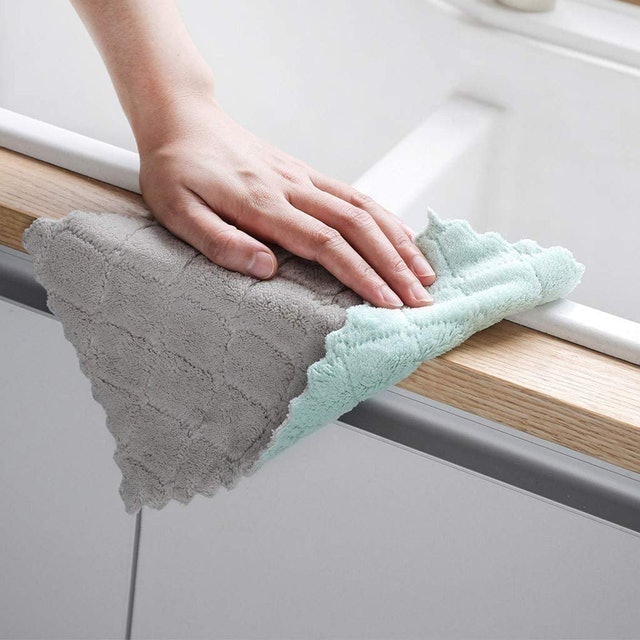 Coral Velvet Dishtowels 2