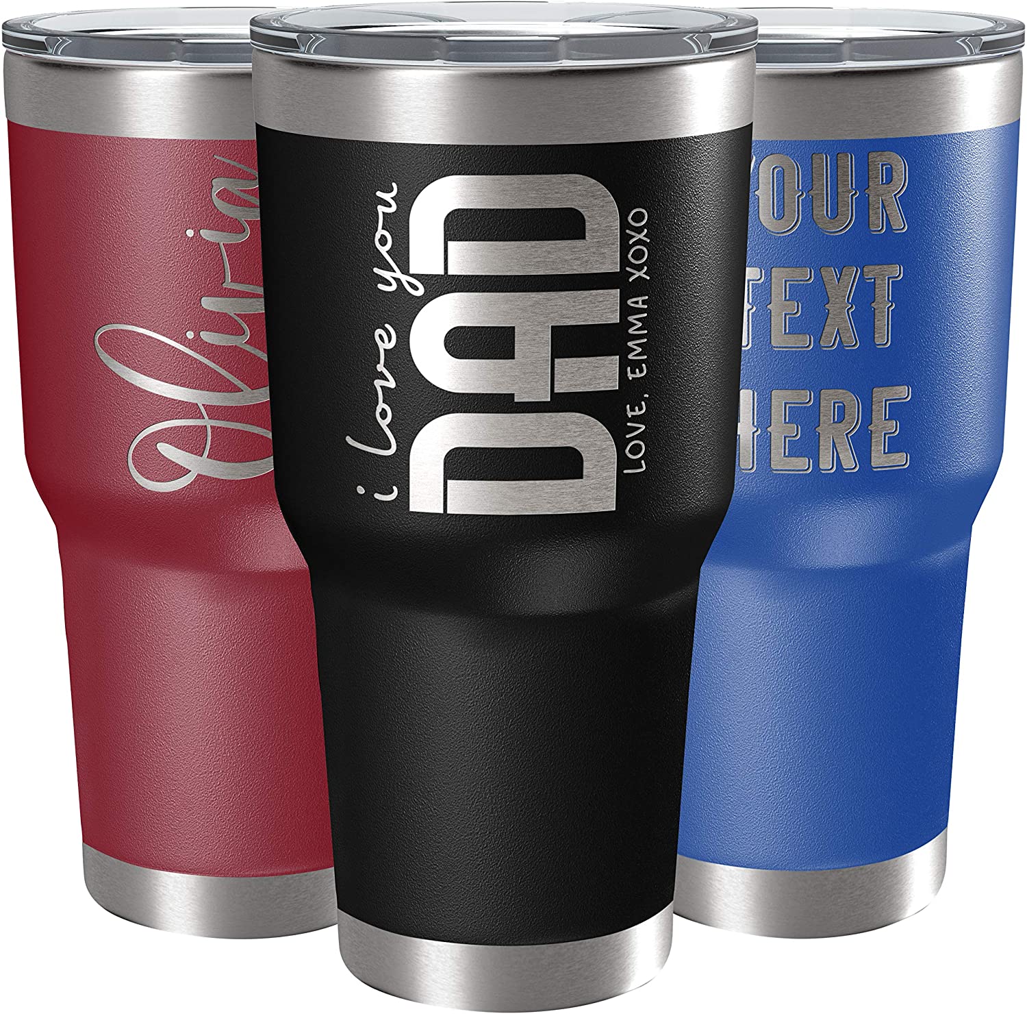 Personalized Tumbler with Splash-Proof Lid 1