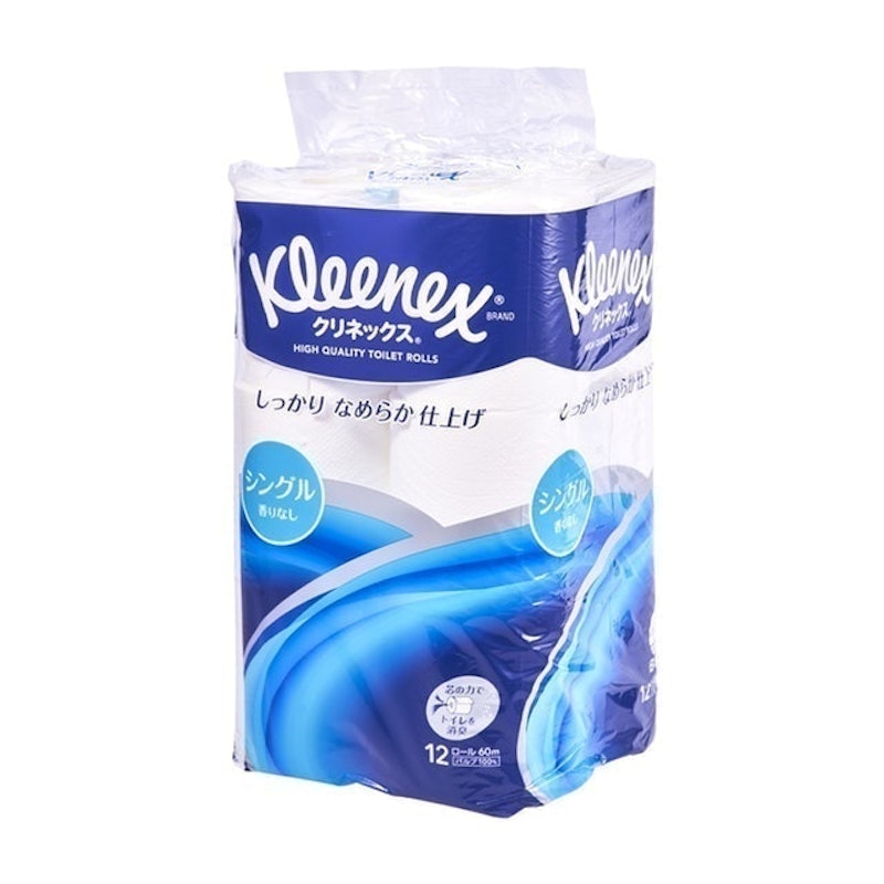 Kleenex 60m Single-Ply 12 Rolls 1