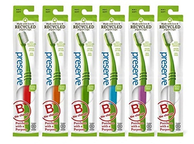 Preserve Recycled Toothbrushes, Soft 1