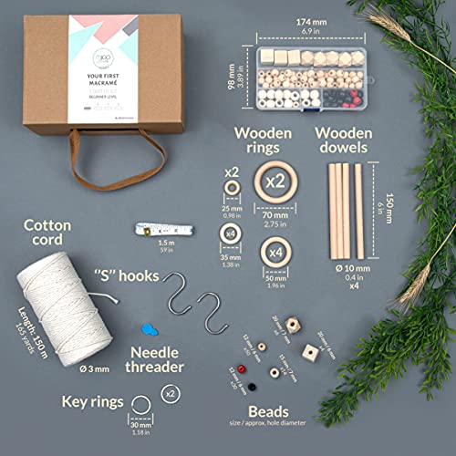 Creates Macrame Kits for Adults Beginners with 126 Macrame Supplies and 7 Projects E-Book      2