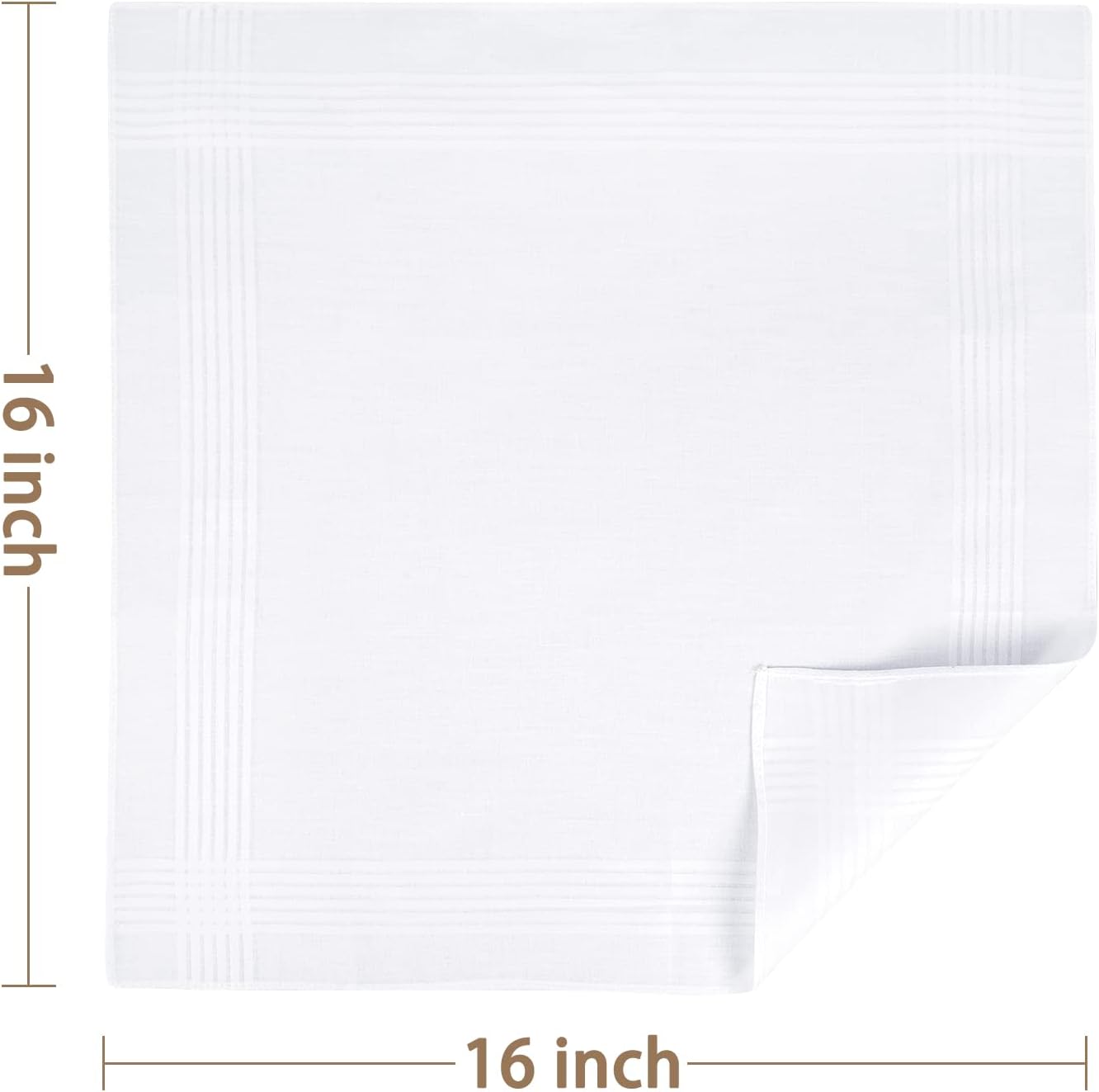 Men's Handkerchiefs - 100% Soft Cotton 2